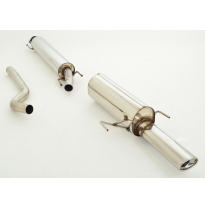 Sistema De Catback De 63,5 Mm Friedrich Opel Astra H Twintop  Desde Año: 2006  1.6l Turbo 132kw / 2.0l Turbo 125/147kw