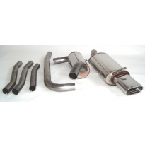 Sistema De Catback De 63,5 Mm Friedrich Ford Fiesta Gfj  Año: 89-95  1.1l 37/40kw / 1.3l 44kw / 1.4l 52/54/55kw / 1.6l 66/76/81/