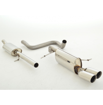 Sistema De Catback De 63,5 Mm Friedrich Ford Fiesta Ja8 Sport Facelift  Desde Año: 01/2013  1.0l Ecoboost 92/103kw Black-/ Red-E