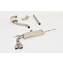 Sistema De Catback De 63,5 Mm Friedrich Vw Golf Vi  Año: 10/2008-2012 2wd  2.0l Tdi 81/103kw / Gtd 125kw