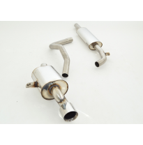 Sistema De Catback De 63,5 Mm Friedrich Renault Megane Iii (Typ Z) Coupe  5-Puertas Incluido Gt  Desde Año: 2008  1.6l 16v 74/81