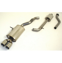 Sistema De Catback De 63,5 Mm Friedrich Renault Clio Iii  Desde Año: 2005 Hatchback  1.2l 16v Turbo 74kw