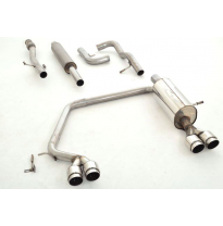 Sistema De Catback De 63,5 Mm Con Salida De Escape Izquierdo Y Derecho Friedrich Citroen Ds3  Desde Año: 2010  1.6l Turbo Thp 15