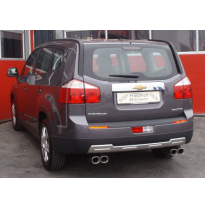 Sistema De Catback De 63,5 Mm Con Salida De Escape Izquierdo Y Derecho Friedrich Chevrolet Orlando  Desde Año: 2010  2.0l Td 96/
