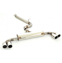 Sistema De Catback De 76 Mm W. Tubo De Escape Izquierdo Y Derecho Friedrich Audi Tts 8j Quattro  Año: 2008-03/2014 Coupe &amp; Roads