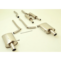 Sistema De Catback De 63,5 Mm Con Salida De Escape Izquierdo Y Derecho Friedrich Audi A4 B6 (8e/8h) Quattro  Año: 2000-2004 Seda