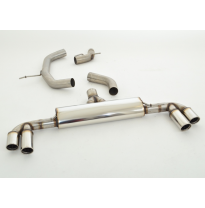 Catback-System De 76 Mm Con Salida De Escape Izquierdo Y Derecho Friedrich Audi Tt 8j 2wd  Año: 2006-03/2014 Coupe &amp; Roadster  1