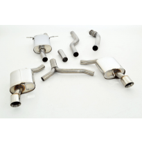 Catback-System De 76 Mm Con Salida De Escape Izquierdo Y Derecho Friedrich Audi A5 B8 Sportback 2wd  Año: 09/2009-07/2011  1.8l