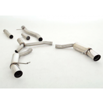 Catback-System De 76 Mm Con Salida De Escape Izquierdo Y Derecho Friedrich Audi A5 B8 Sportback 2wd &amp; Quattro  Desde Año: 09/200