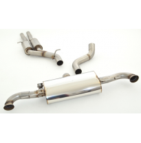 Sistema De Catback De 76 Mm W. Tubo De Escape Izquierdo Y Derecho Con Control De Solapa Friedrich Audi Ttrs / Plus 8j Quattro  A