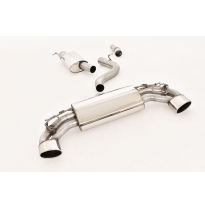 Sistema De Catback De 76 Mm Con Salida De Escape Izquierdo Y Derecho Con Control De Aleta Original Friedrich Audi S3 8v 3-Puerta