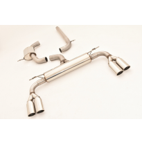 Catback-System De 76 Mm Con Salida De Escape Izquierdo Y Derecho Friedrich Audi A3 8v Sedan 2wd  Desde Año: 2013  1.8l Tfsi 132k