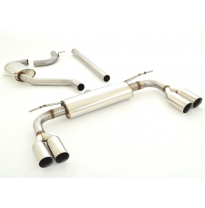 Sistema De Catback De 63,5 Mm Con Salida De Escape Izquierdo Y Derecho Friedrich Audi A3 8v Sedan 2wd  Desde Año: 2013  1.4l Tfs