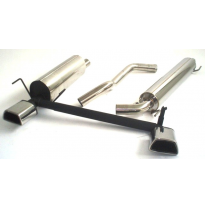 Sistema De Catback De 63,5 Mm Con Salida De Escape Izquierdo Y Derecho Friedrich Opel Zafira a  Año: 98-2005  1.6l 16v 74kw / 1.