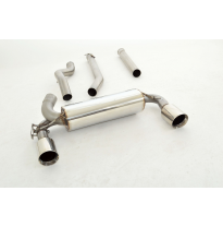 Catback-System De 76 Mm Con Salida De Escape Izquierdo Y Derecho Friedrich Ford Focus Iii Dyb Rs  Desde Año: 01/2016  2.3l Ecobo