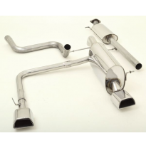 Sistema De Catback De 63,5 Mm Con Salida De Escape Izquierdo Y Derecho Friedrich Ford Fiesta Ja8  Año: 10/2008-12/2012  1.25l 44