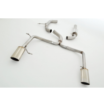 Catback-System De 76 Mm Con Salida De Escape Izquierdo Y Derecho Friedrich Vw Passat 3c B6  Año: 2005-2010 Variant (2wd)  1.4l T