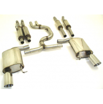 Sistema De Catback De 2x55 Mm Con Salida De Escape Izquierdo Y Derecho Friedrich Vw Passat 3c B6  Año: 2006-2010 Sedan &amp; Variant