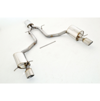 Sistema De Catback De 63,5 Mm Con Salida De Escape Izquierdo Y Derecho Friedrich Mercedes C/S/W204 C-Klasse Coupe, Sedan &amp; T-Mod