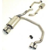 Sistema De Catback De 63,5 Mm Con Salida De Escape Izquierdo Y Derecho Friedrich Renault Clio Iii  Desde Año: 2005 Hatchback  1.