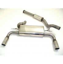 Sistema De Catback De 63,5 Mm Con Salida De Escape Izquierdo Y Derecho Friedrich Volvo S40 Ii /V50  Desde Año: 2004  2.4l D5 132