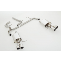 Sistema De Catback De 63,5 Mm Con Salida De Escape Izquierdo Y Derecho Friedrich Skoda Octavia 5e  Desde Año: 2012 (Incluido Fac