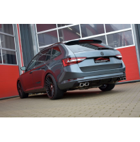 Catback-System De 76 Mm Con Salida De Escape Izquierdo Y Derecho Friedrich Skoda Superb 3v (3t)  Desde Año: 11/2018 Sedan &amp; Comb