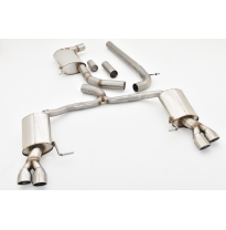 Catback-System De 76 Mm Con Salida De Escape Izquierdo Y Derecho Friedrich Skoda Superb 3v (3t)  Año: 03/2015-06/2018 Sedan &amp; Co