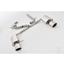 Catback-System De 76 Mm Con Salida De Escape Izquierdo Y Derecho Friedrich Seat Leon 5f St Cupra  Desde Año: 2014 2wd  2.0l Tsi