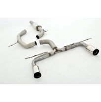 Catback-System De 76 Mm Con Salida De Escape Izquierdo Y Derecho Friedrich Seat Leon 1p Fr/Cupra/R  Año: 2005-2012  2.0l Tsi 147