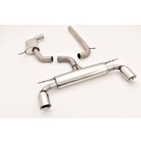 Catback-System De 76 Mm Con Salida De Escape Izquierdo Y Derecho Friedrich Seat Leon 5f Incluido Fr &amp; Sc  Desde Año: 11/2012 2wd