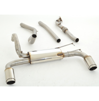 Sistema De Catback De 63,5 Mm Con Salida De Escape Izquierdo Y Derecho Friedrich Fiat 500 Abarth  Desde Año: 2008  1.4l 16v T-Je