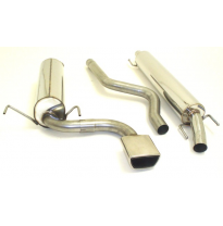 Sistema De Catback De 63,5 Mm Con Tubo De Escape En El Medio Friedrich Opel Astra H Caravan  Desde Año: 2003  1.3l Cdti 66kw (Co