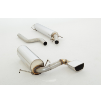 Sistema De Catback De 63,5 Mm Con Tubo De Escape En El Medio Friedrich Opel Astra H Gtc  Desde Año: 2005  1.3l Cdti 66kw / 1.4l