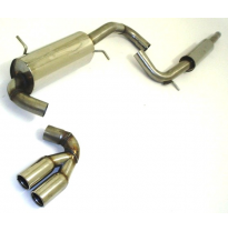 Sistema De Catback De 63,5 Mm Con Tubo De Escape En El Medio Friedrich Seat Arosa  Año: 97-2005  1.4l 16v 74kw