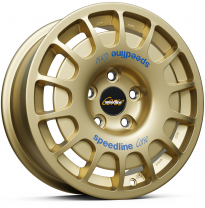 Llanta Speedline TYPE 2128 7x15   Sólo Motorsport 5x100 ET46 Color: Oro SUBARU MODELOS MOTORSPORT POR NORMATIVA FIA NO LLEVAN TA