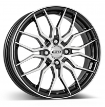 Llanta DOTZ LimeRock dark 16 X 6,50 Gunmetal/Pulido