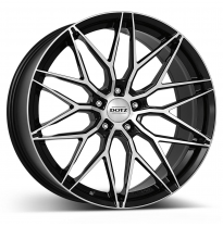 Llanta DOTZ Suzuka dark 20 X 10,0 Negro/ Pulido
