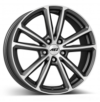 Llanta AEZ Tioga titan 17 X 7,00 Graphite mate/Pulido