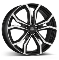 Llanta DEZENT TV dark 16 X 6,50 Negro/ Pulido