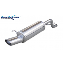 Escape trasero deportivo 1X120X80 FIAT GRANDE PUNTO (Type 199) 1.4 (77CV) / 1.4 16V (95CV) 2005-- Ø 45 CON Homologacion Euro