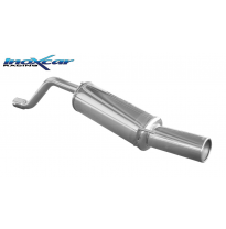 Escape trasero deportivo 1X102 ALFA ROMEO MITO 1.4 TB (170CV) 2009-- Ø 55 Quadrifoglio Verde CON Homologacion Europea Inoxca