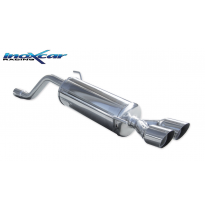 Escape trasero deportivo 2X80 RACING ALFA ROMEO MITO 1.4 TB (155CV) 2008-- Ø 55 CON Homologacion Europea Inoxcar