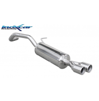 Escape trasero deportivo 2X80 AUDI A1 (Type 8X) 1.4 TFSi SPORT (185CV) 2011-- Ø 55 CON Homologacion Europea Inoxcar