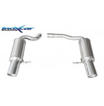 Escape trasero deportivo 1X100 X-RACE  Salida Izq. + Dcha. AUDI Q5 3.0 TDI (239cv) 2009 CON homologacion Inoxcar