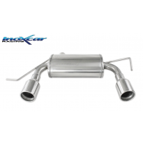 Escape trasero deportivo 1X102 Salida Izq. + Dcha. AUDI TT (Type 8N) 1.8 TURBO QUATTRO (225CV) 1999-2005 Ø 60 CON Homologaci