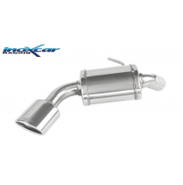 Escape trasero deportivo 1X120X80 BMW E87 serie 1 120D (163CV) 2004-- CON Homologacion Europea Inoxcar