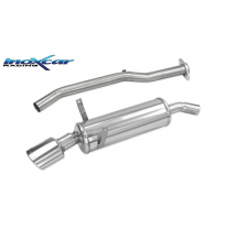 Escape trasero deportivo 1X120X80 BMW E36 316 1992-1998 CON Homologacion Europea Inoxcar