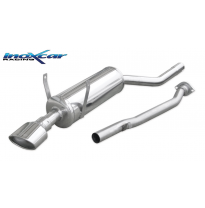 Escape trasero deportivo 1X120X80 BMW E36 318 IS (140CV) 1992-- CON Homologacion Europea Inoxcar