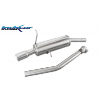 Escape trasero deportivo 1X80 BMW E36 323i 24V (170CV) 1992-- SIN homologacion Inoxcar